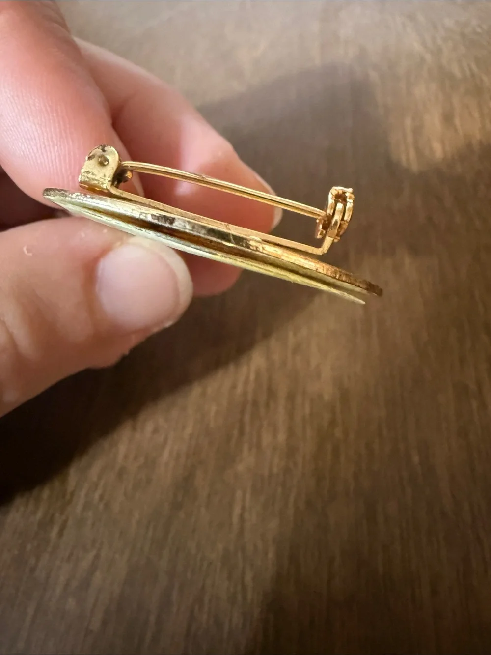 Vintage 1972 Fran Mar Moppet Girl Lapel Pin Brooch Small Flaw Read